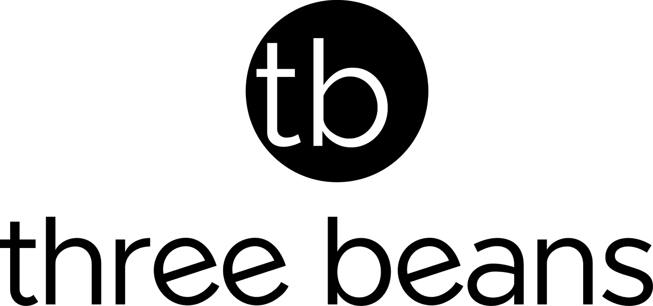 three beans logo